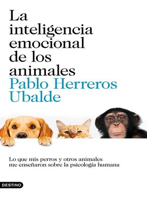 cover image of La inteligencia emocional de los animales
